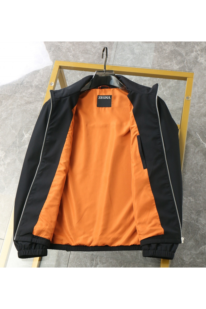 Zegna Мужская чёрная ветровка 