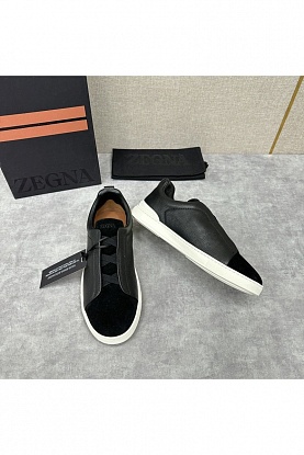 Мужские кроссовки Triple Stitch Leather - Black