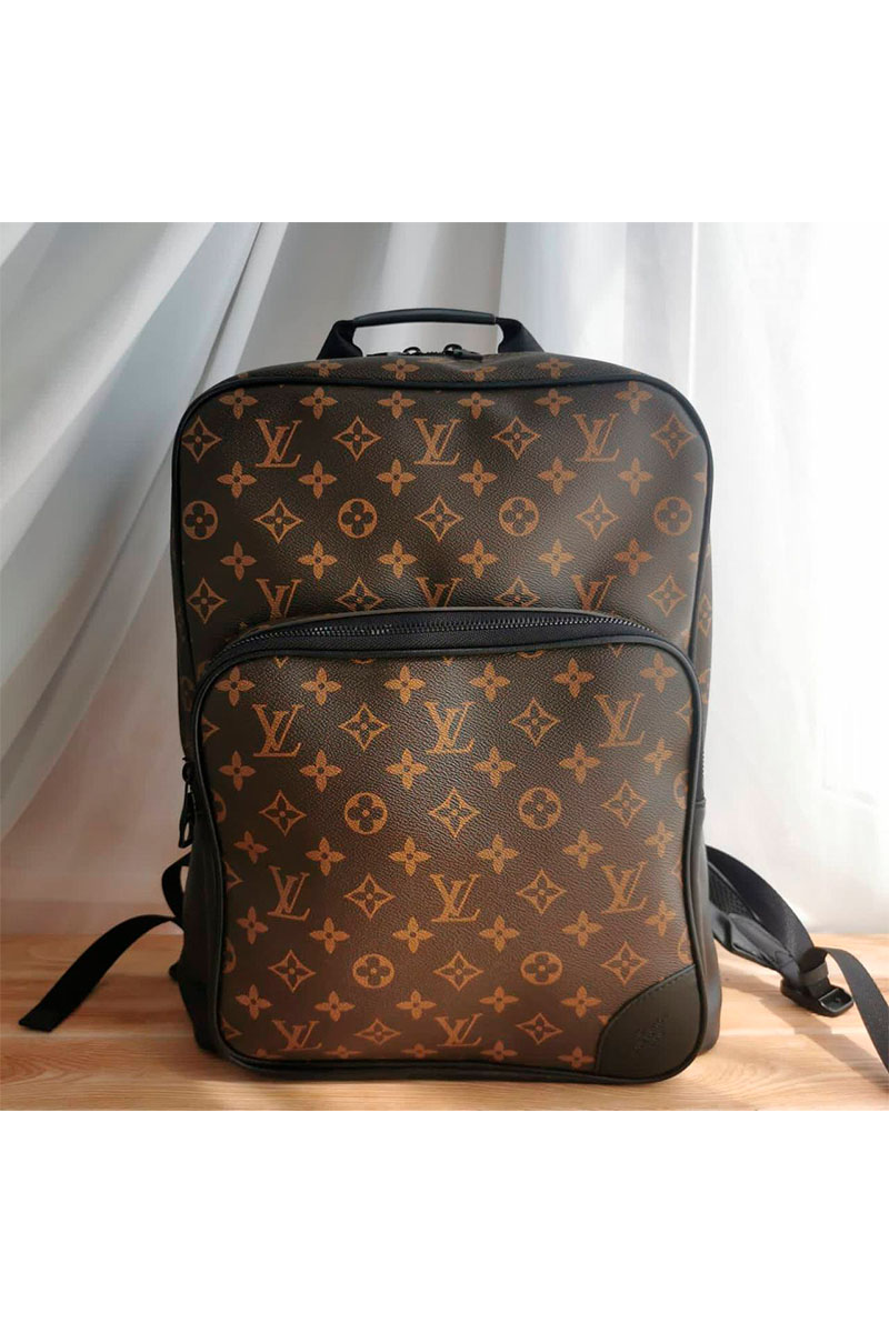 Lоuis Vuittоn Брендовый кожаный рюкзак Dean 40x32 см