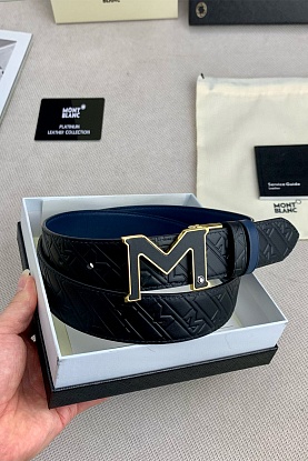 Двусторонний кожаный ремень Premium (ширина 3.5 см)