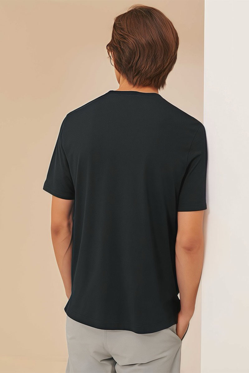 Hermes Мужская футболка Premium - Black 