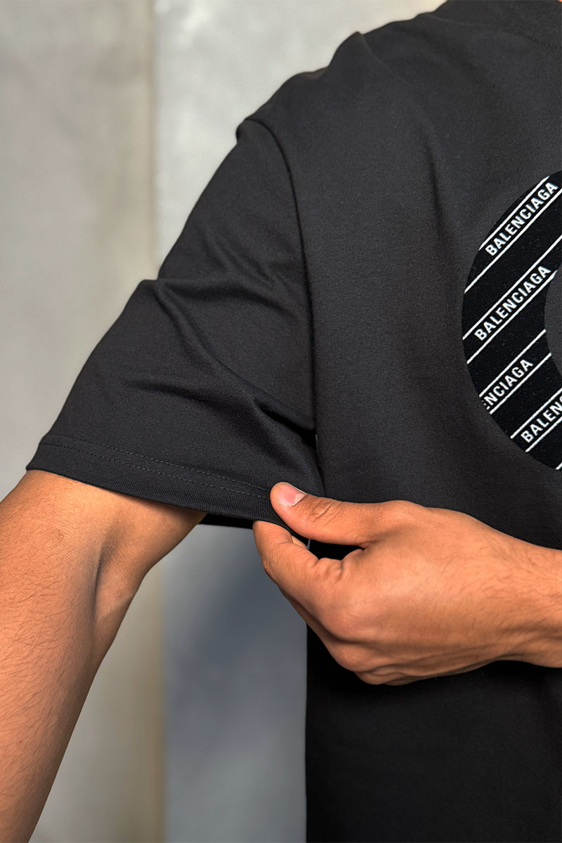 Gucci Чёрная оверсайз футболка Collaboration