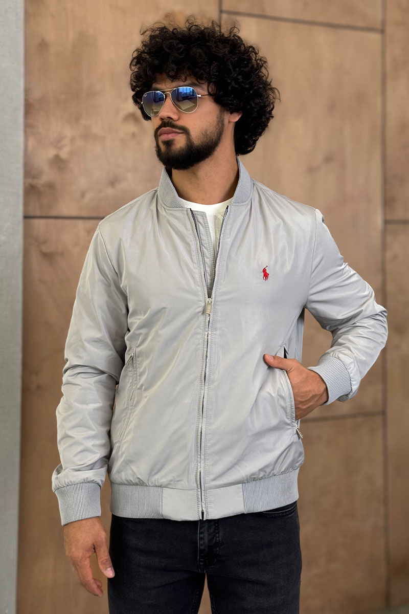 Polo Ralph Lauren Мужской серый бомбер 