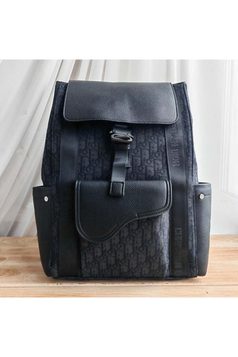 Dior Рюкзак Oblique Jacquard 42x30 см - Black