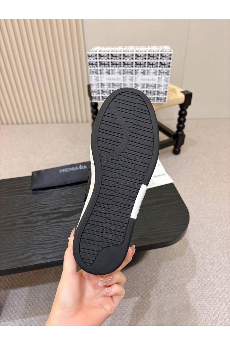 Premiata Комбинированные кроссовки с мехом Bonnie