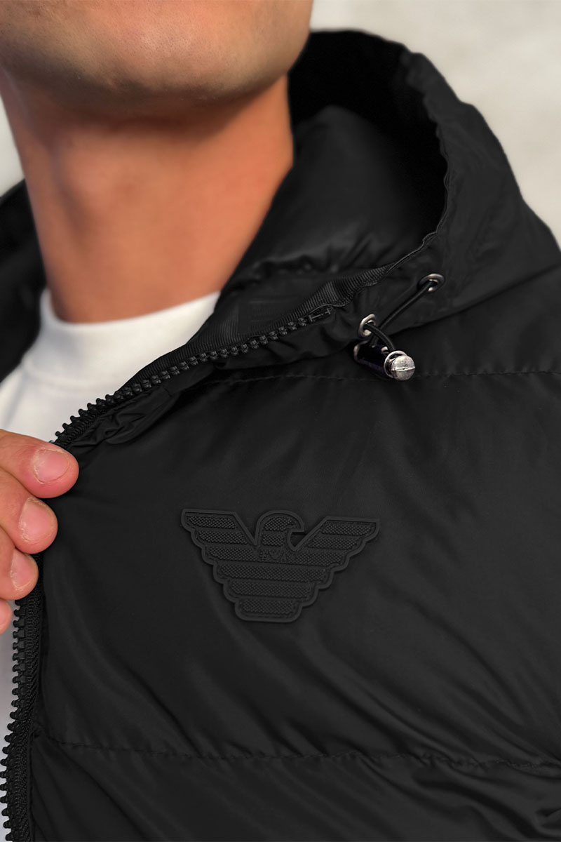 Emporio Armani EA7 Мужской чёрный жилет