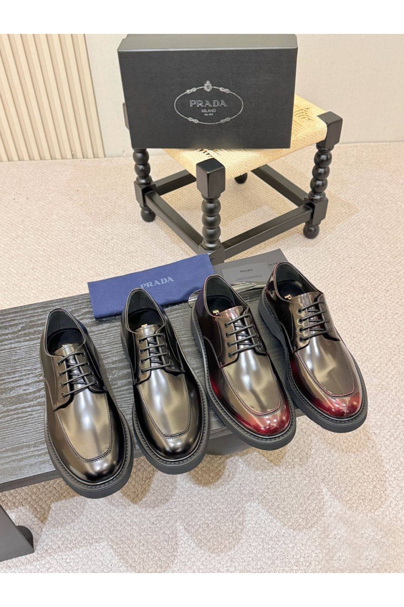 Prada Лакированные ботинки premium - Brown