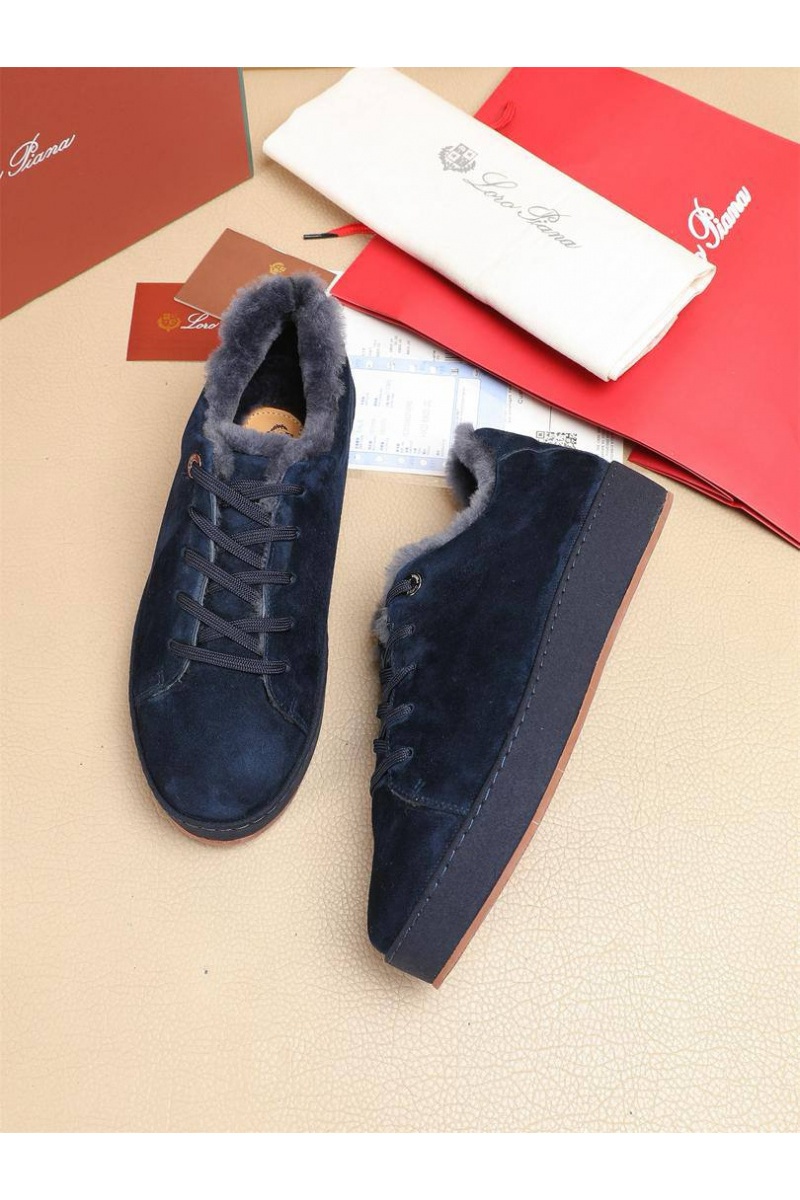 Loro Piana Зимние кроссовки с мехом 