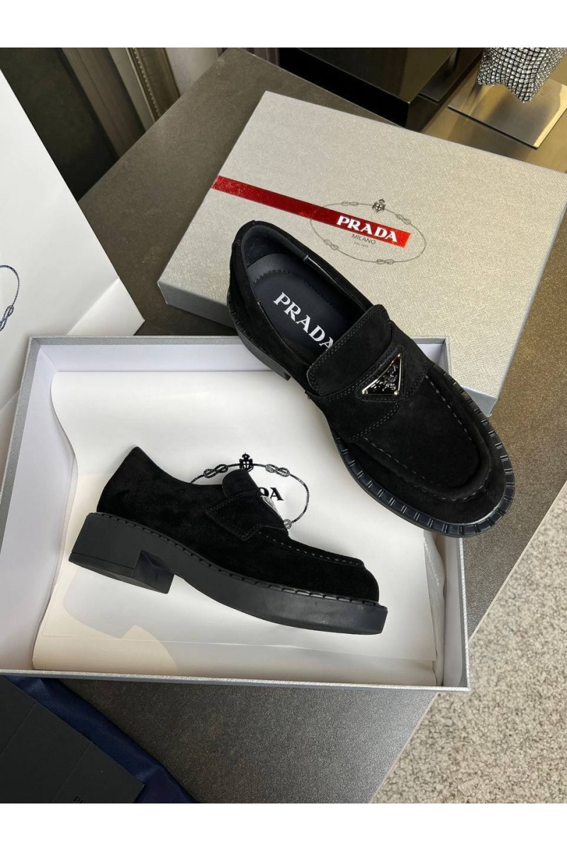 Prada Мужские замшевые лоферы premium
