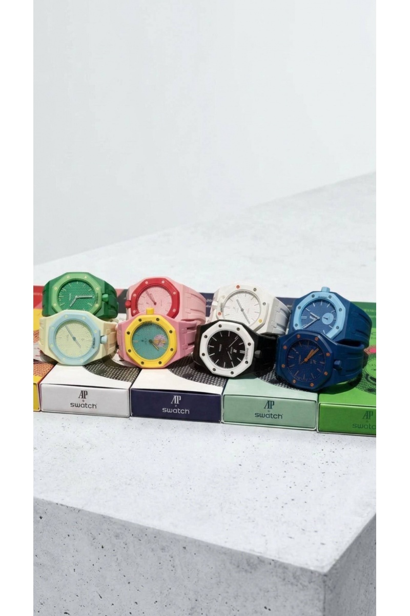 Designer Clothing Часы Audemars Piguet x Swatch "Royal Pop" Otg Roz premium
