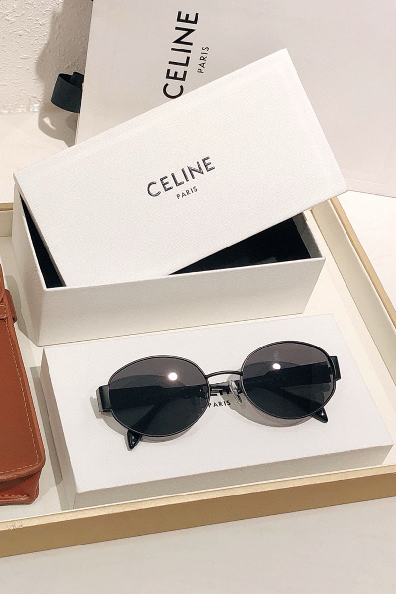 Celine Солнцезащитные очки Triomphe Metal