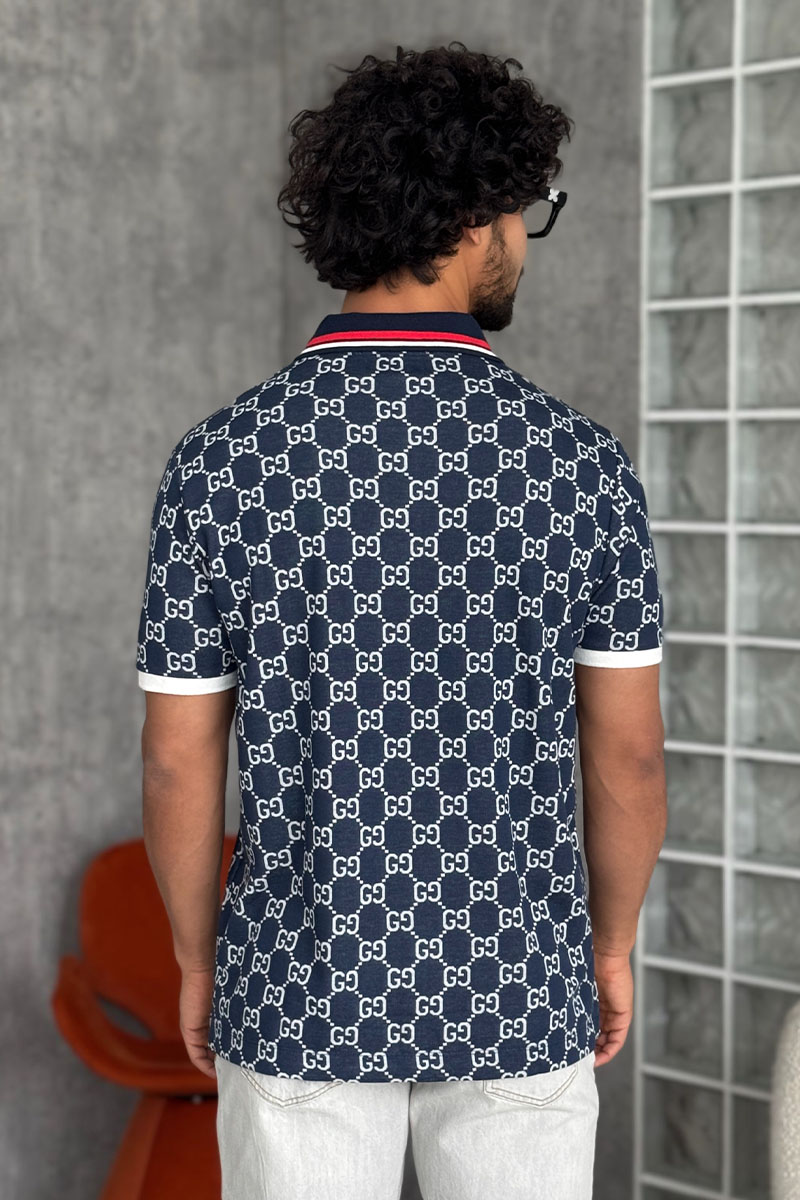 Gucci Мужское поло GG monogram