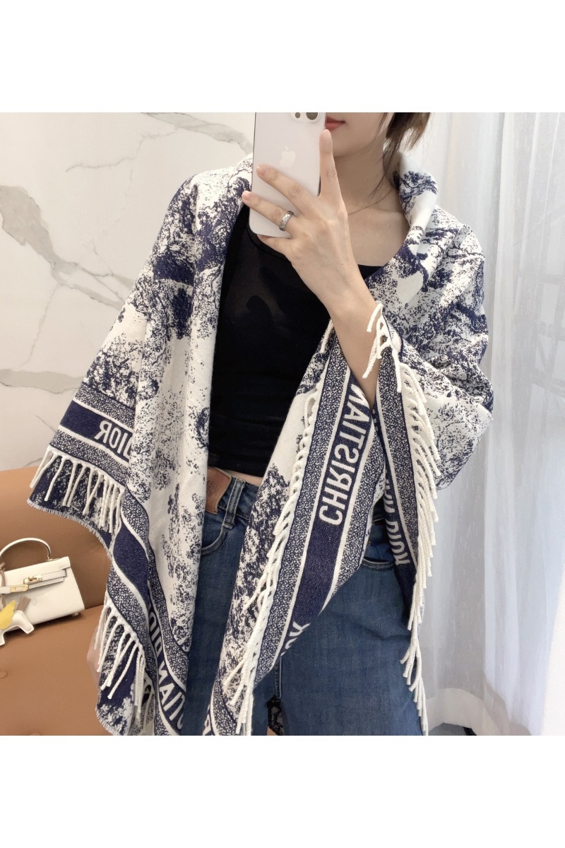 Dior Шарф Toile de Jouy Sauvage premium 140x140 см