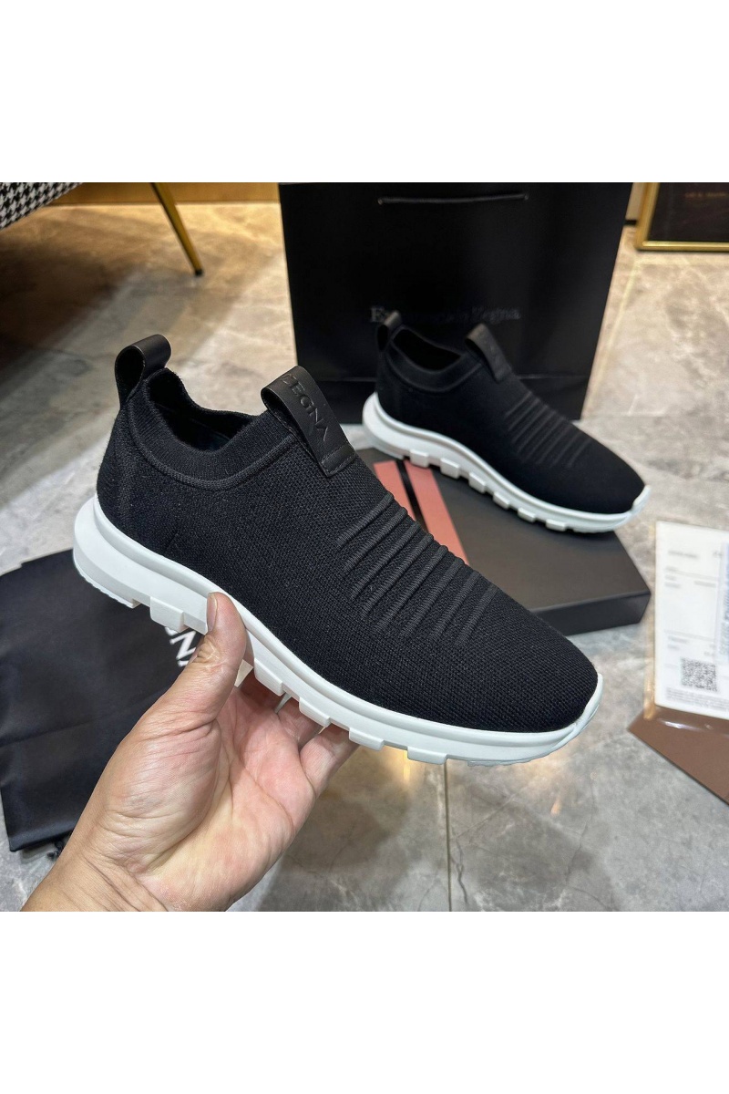 Zegna Мужские текстильные кроссовки