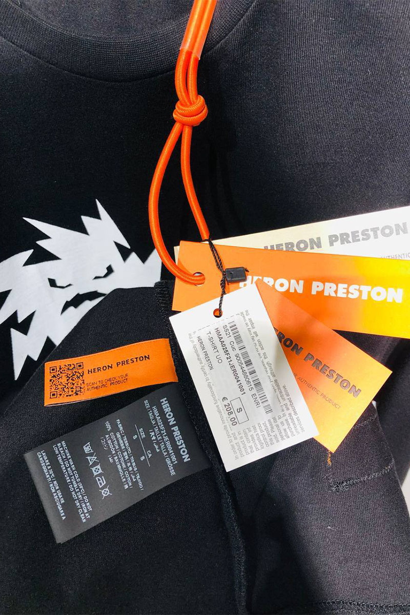 Heron Preston Оверсайз футболка "Don't Play With Me" Black