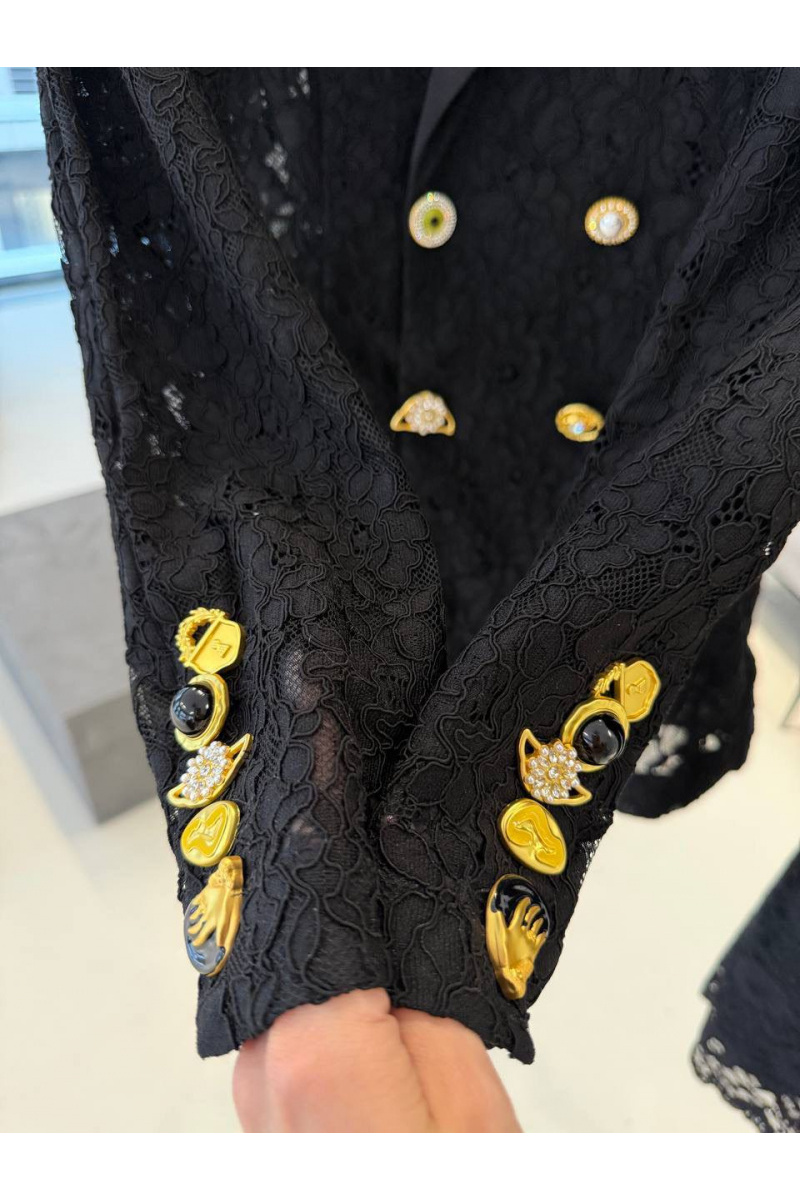 Schiaparelli Женский чёрный костюм двойка premium
