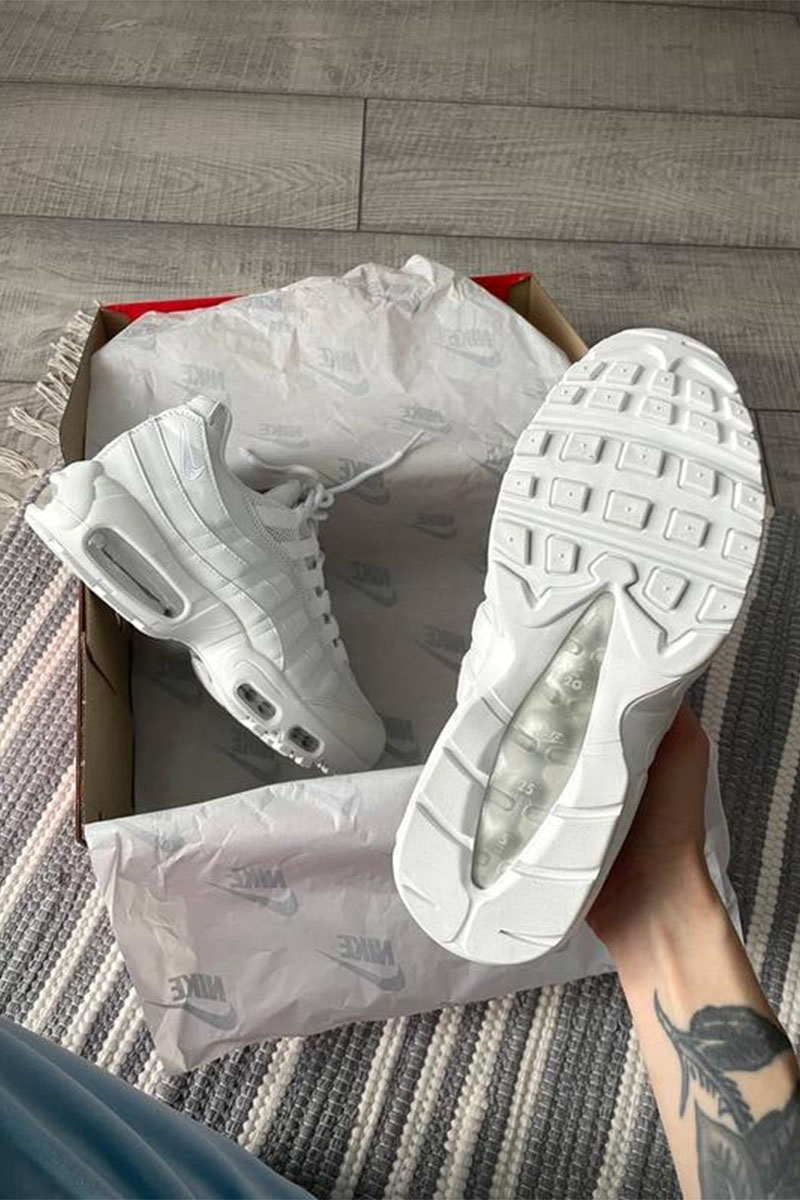 Nike Кроссовки Air Max 95 - Triple White