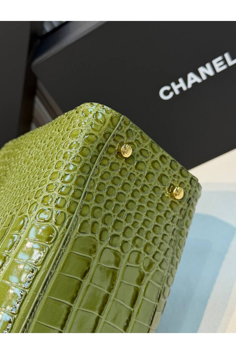 Chаnеl Кожаная сумка Shopping Tote premium 35x19x12 см
