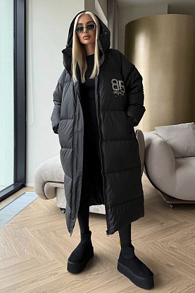 Женская пуховая куртка Premium - Black