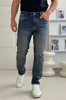 Мужские синие джинсы premium