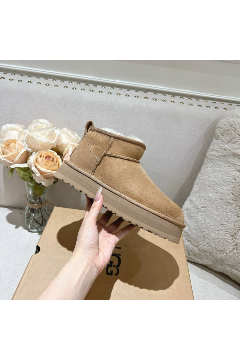 UGG Женские ботинки Classic Ultra Mini Platform - Chestnut
