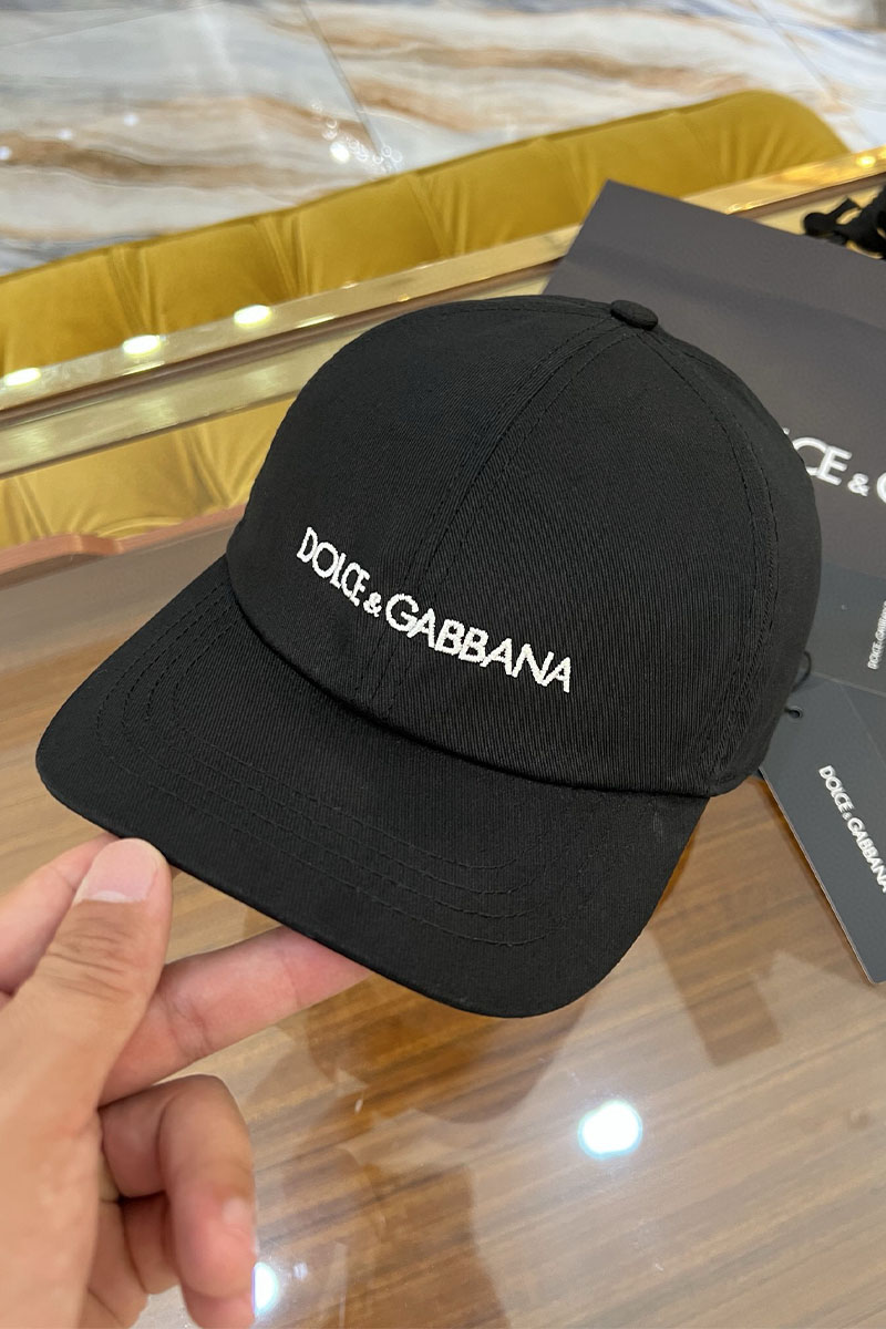Dоlсе & Gаbbаnа Бейсболка чёрного цвета logo-embroidered