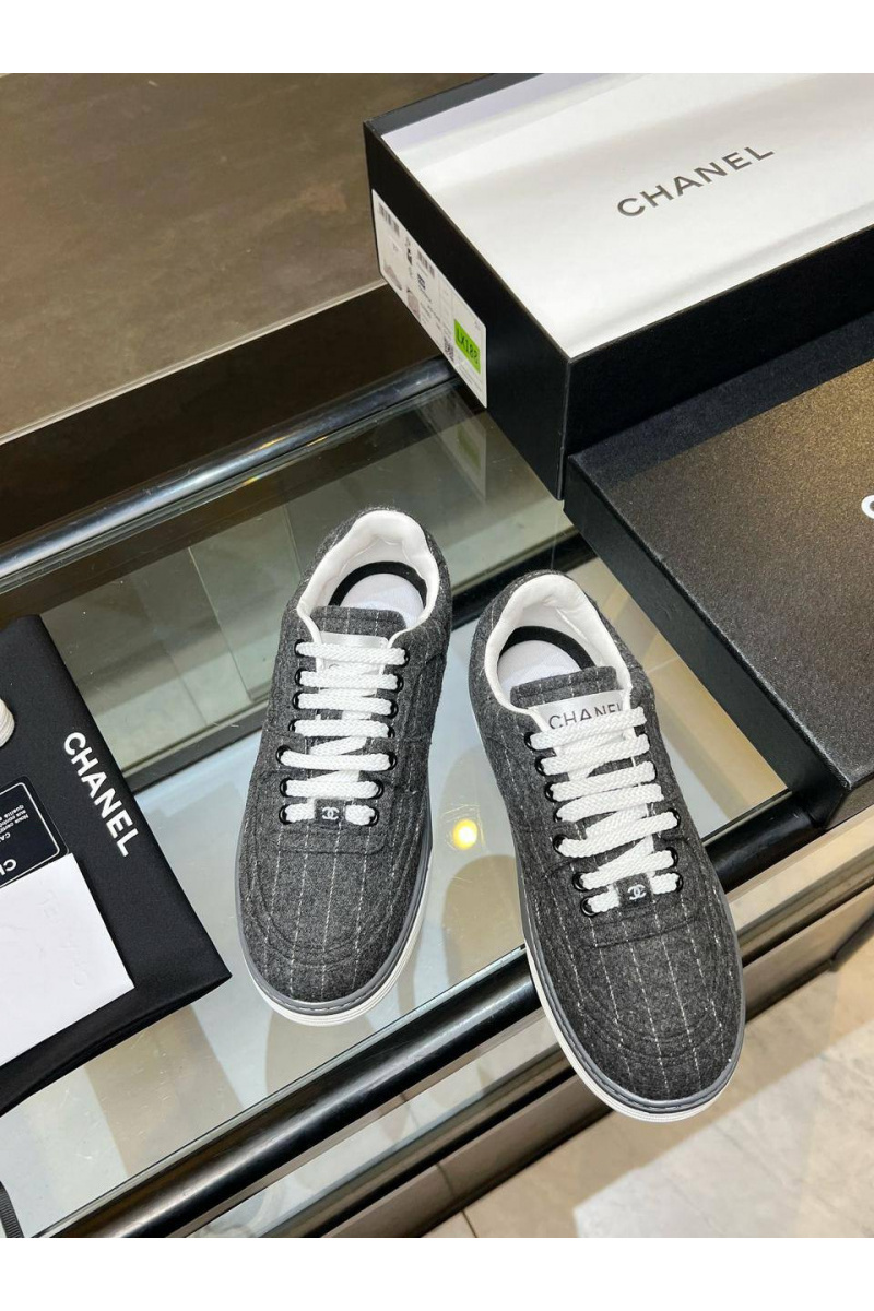 Chаnеl Женские кроссовки Tweed premium