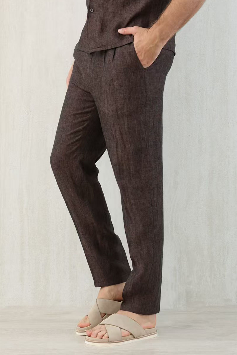 Brunеllо Сuсinеlli Льняные брюки Premium - Brown
