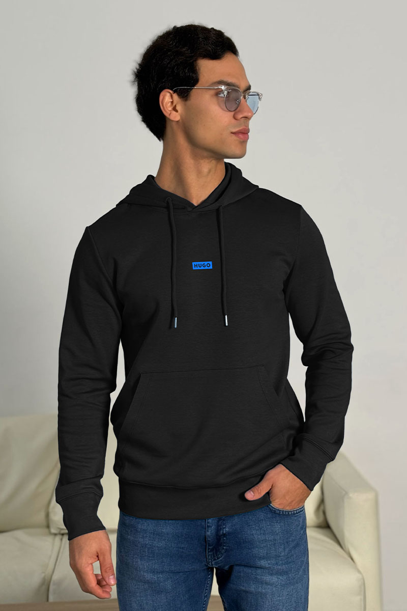 Hugо Воss Мужское худи Nazardo - Black