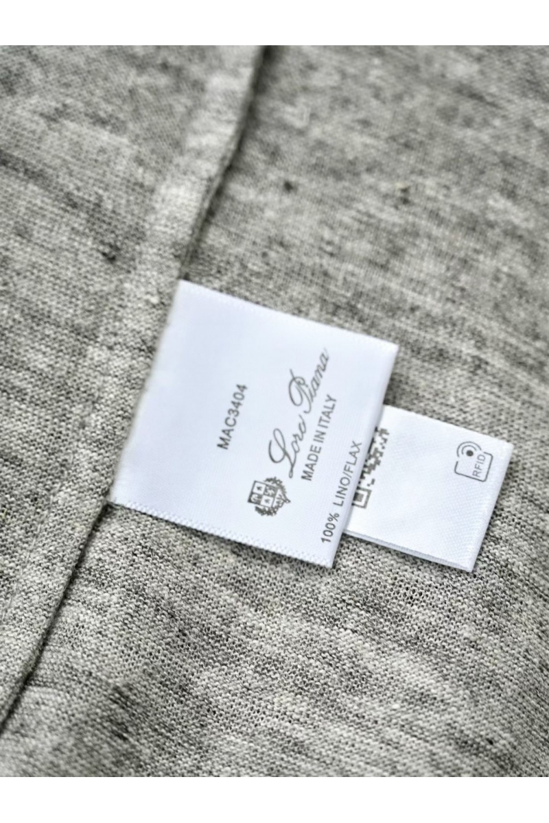 Loro Piana Мужское серое поло premium
