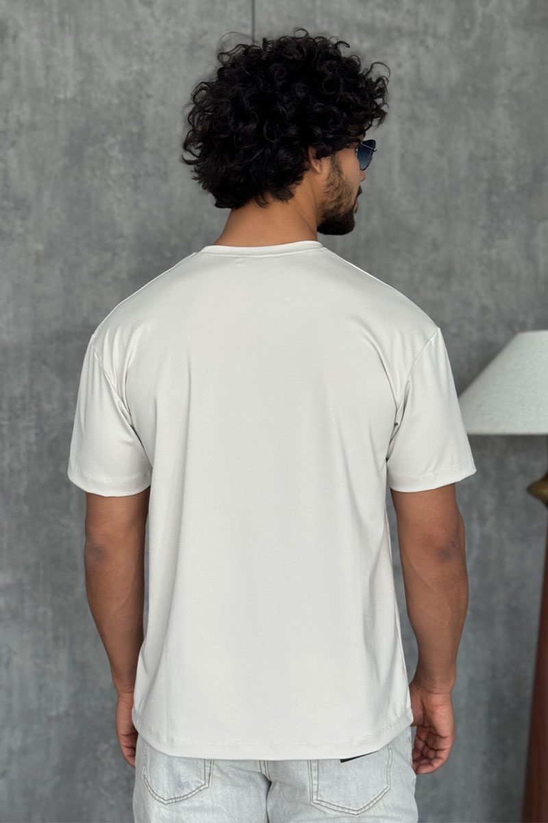 Zilli Мужская бежевая футболка 