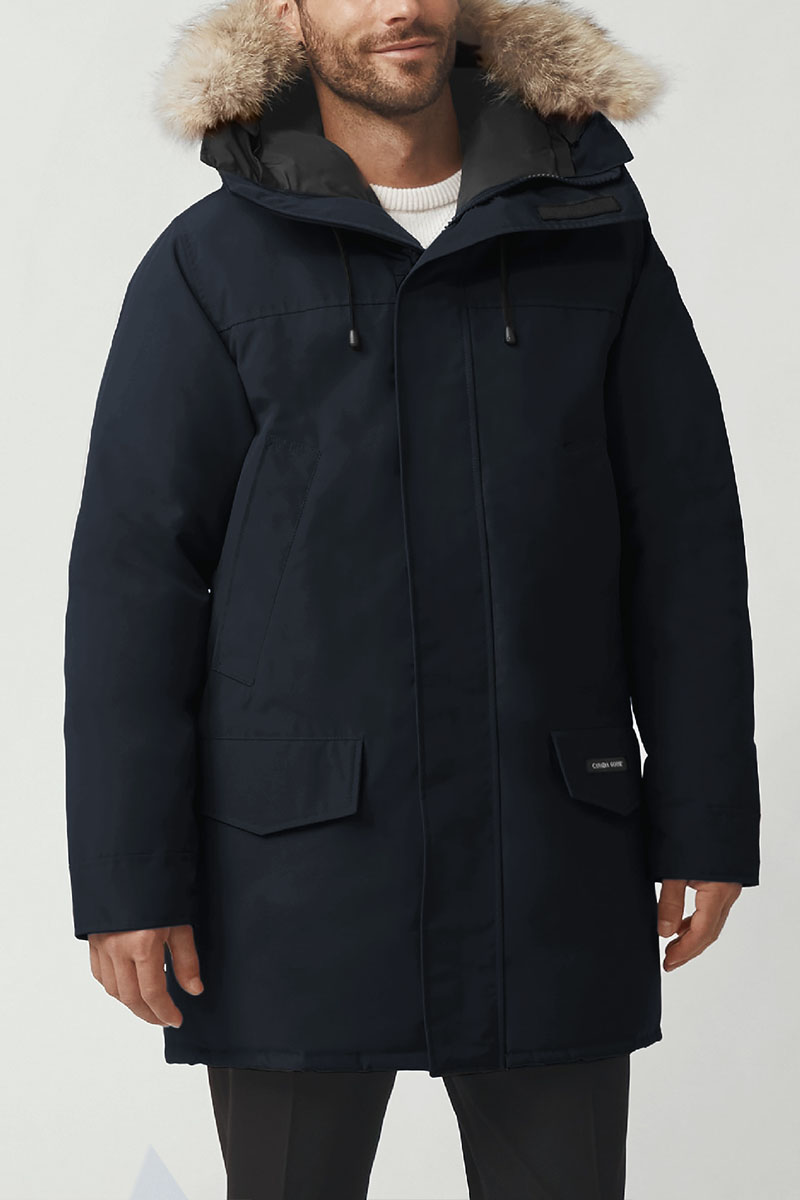 Canada Goose Утеплённая парка тёмно-синего цвета Langford