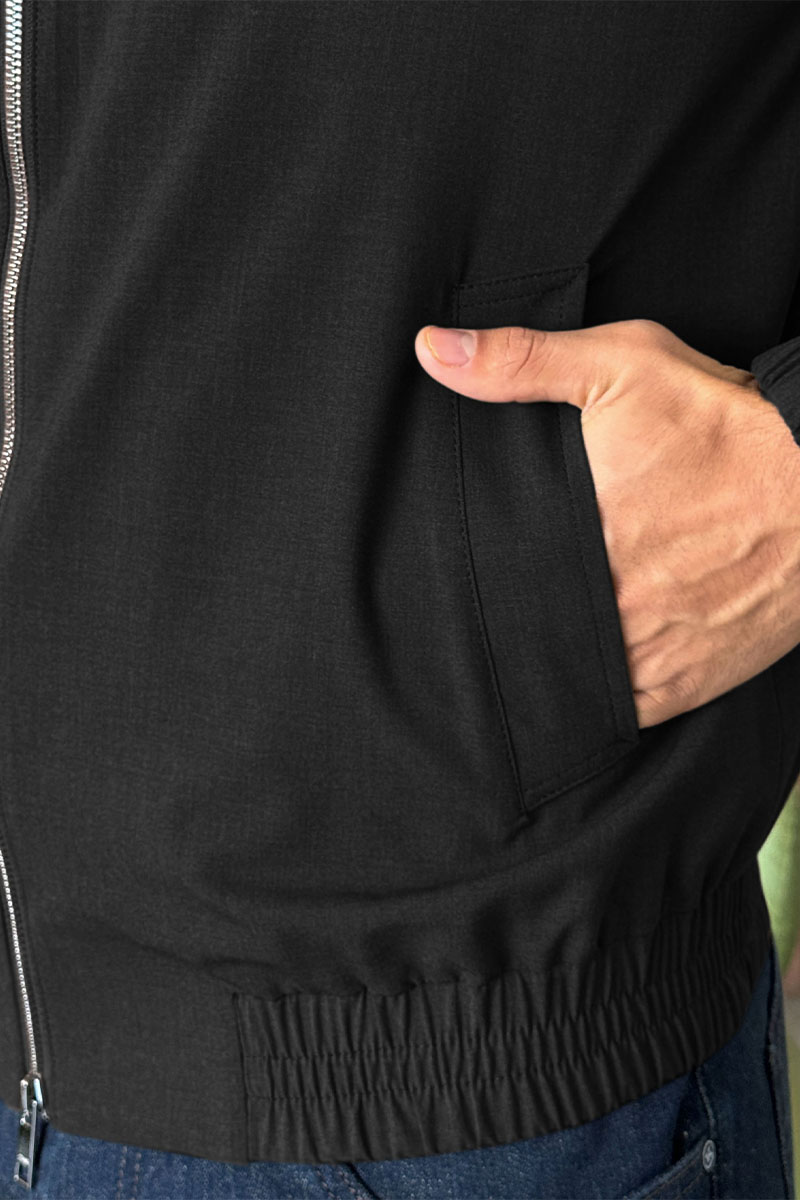 Zegna Мужской бомбер чёрного цвета