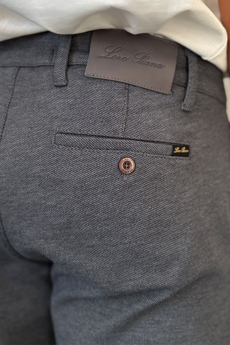 Loro Piana Мужские шорты серого цвета 