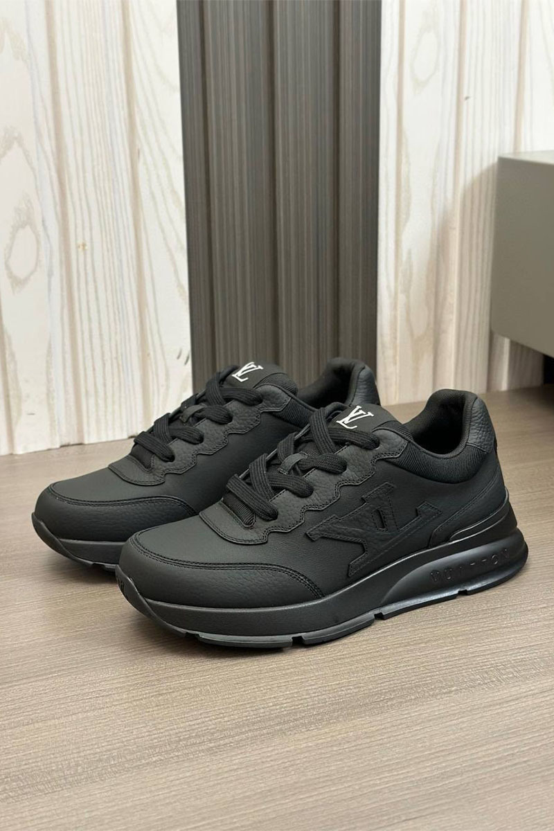 Lоuis Vuittоn Кожаные кроссовки Premium - Black