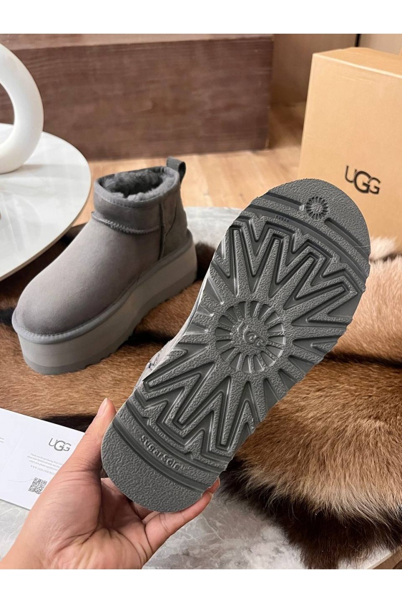 UGG Женские ботинки Classic Ultra Mini Platform - Grey