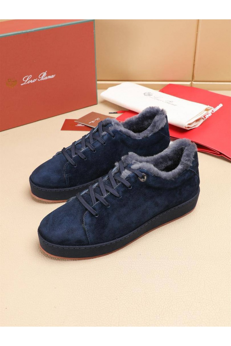 Loro Piana Зимние кроссовки с мехом 