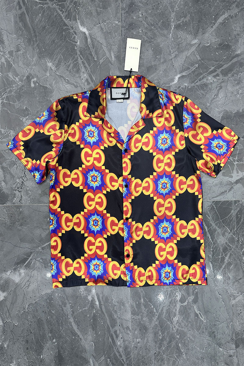 Gucci Мужская рубашка GG Kaleidoscope 