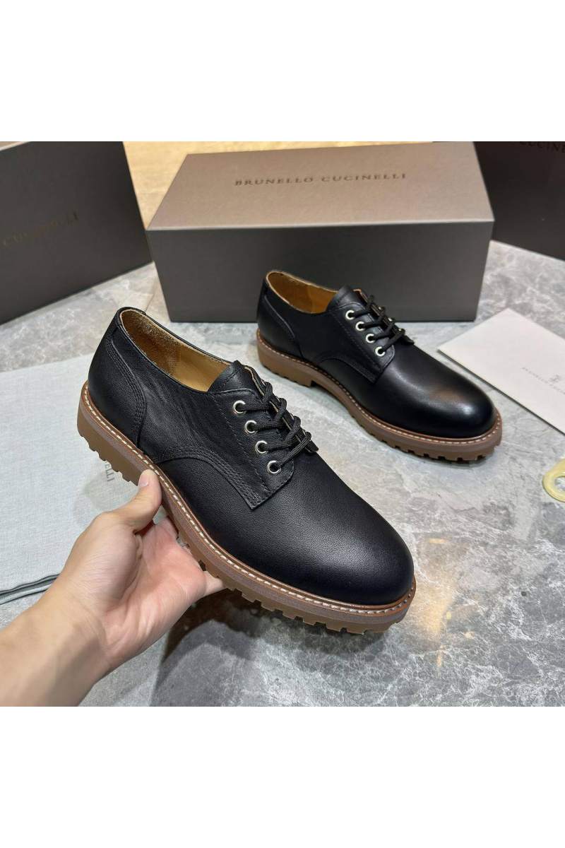 Brunеllо Сuсinеlli Кожаные ботинки чёрного цвета