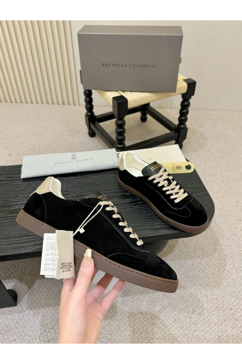 Brunеllо Сuсinеlli Замшевые кроссовки low-top - Black