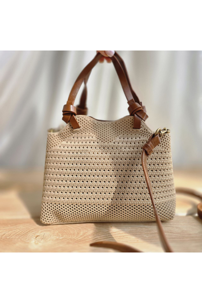 Yves Saint Laurent Плетёная сумка 21x15 см