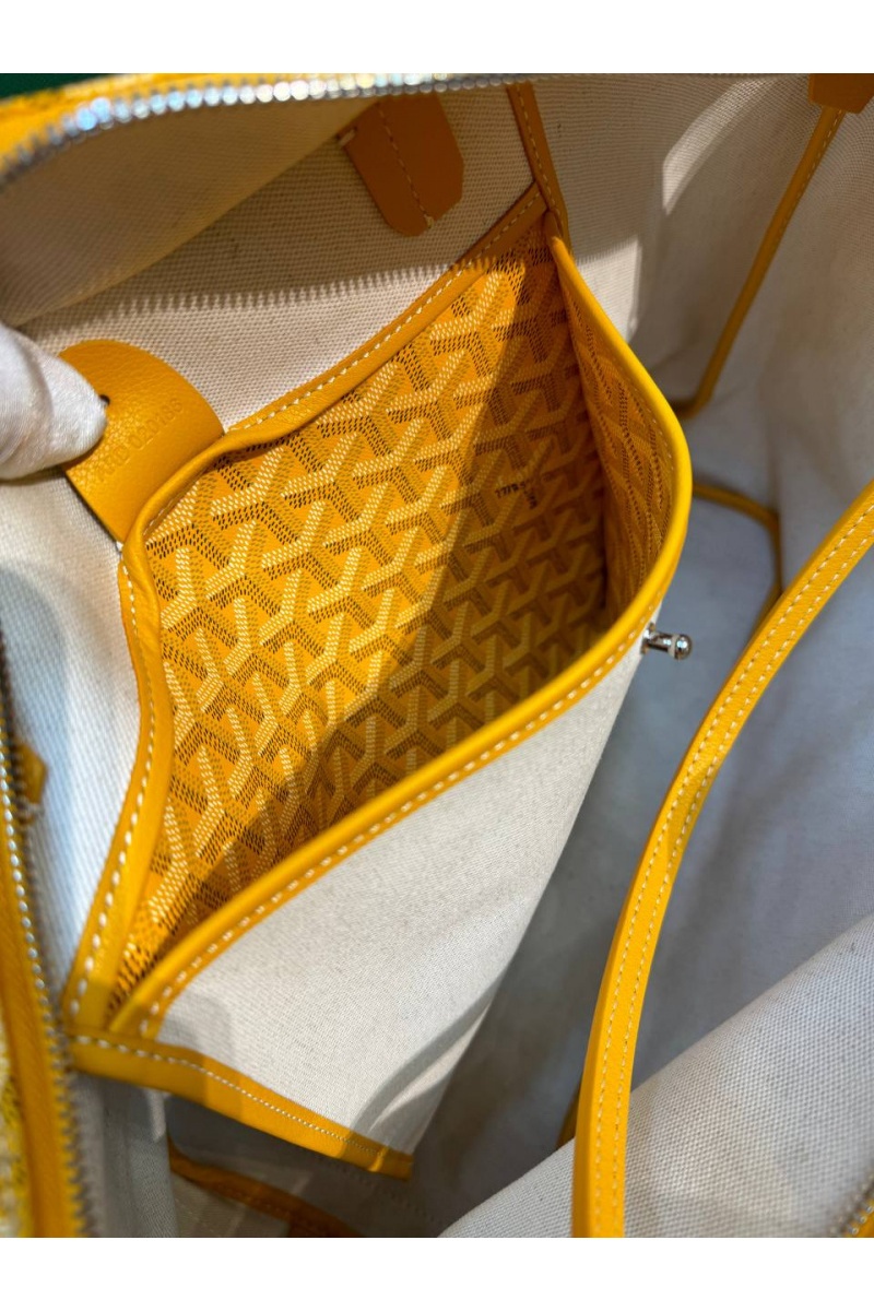 Designer Clothing Кожаная сумка Goyard Artois premium 31x24x15 см
