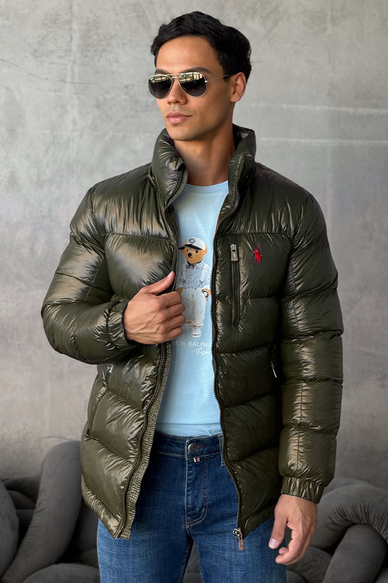 Polo Ralph Lauren Куртка зелёного цвета pony-embroidered