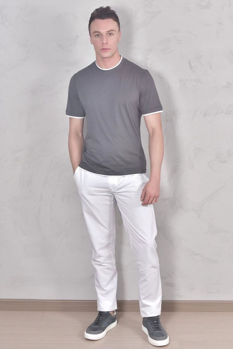 Brunеllо Сuсinеlli Футболка Premium layered-effect - Dark Grey
