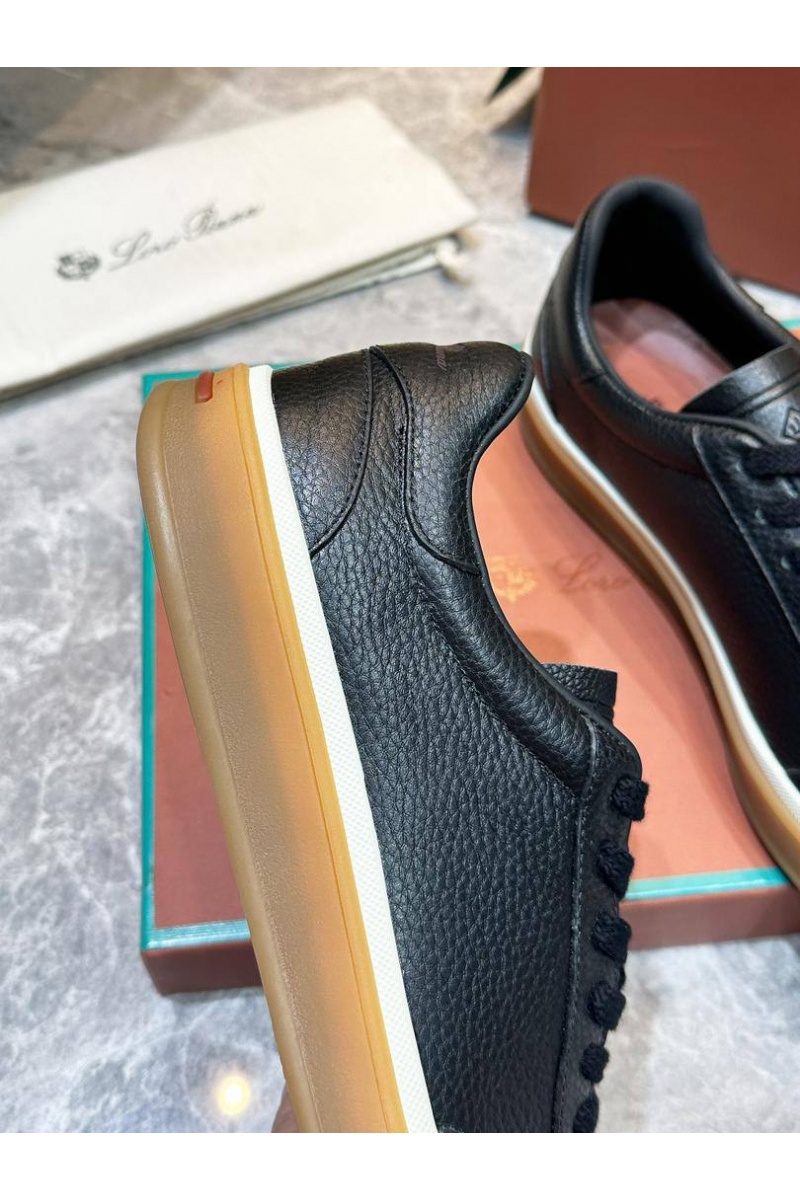 Loro Piana Мужские кожаные кроссовки Tennis Walk