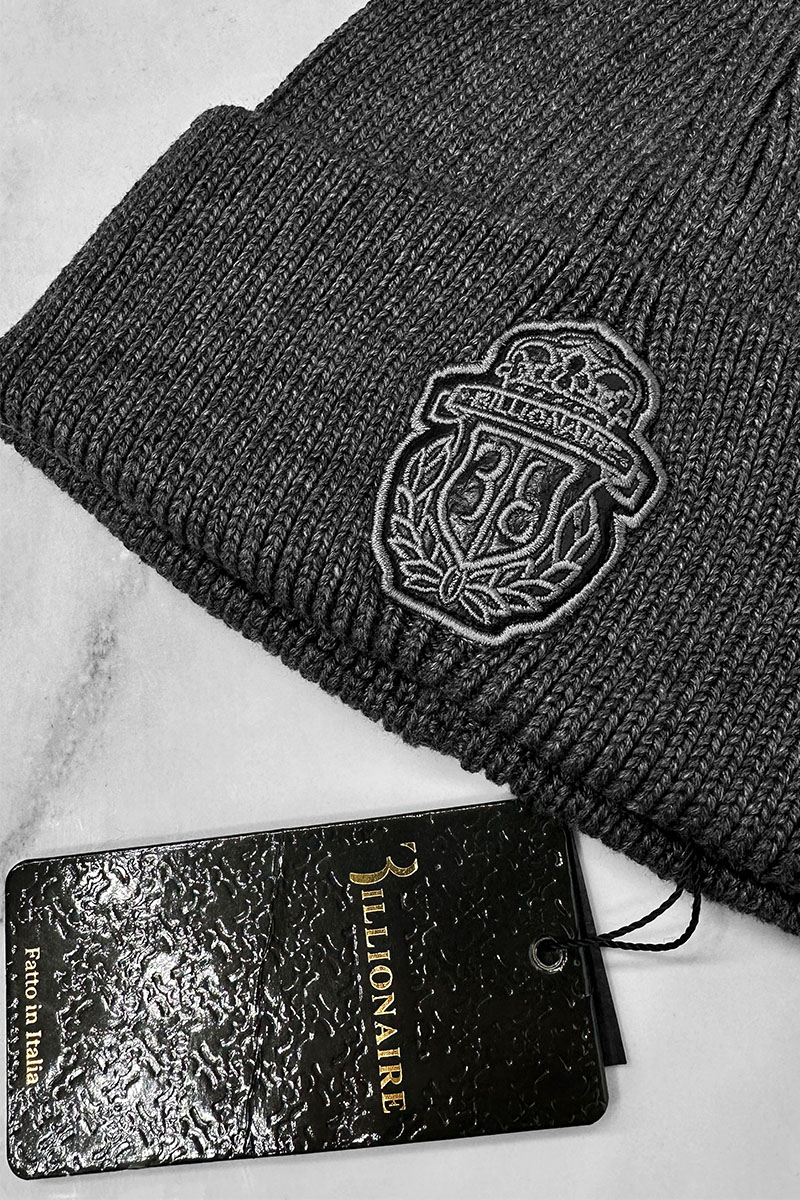 Billionaire Шапка logo-embroidered - Grey