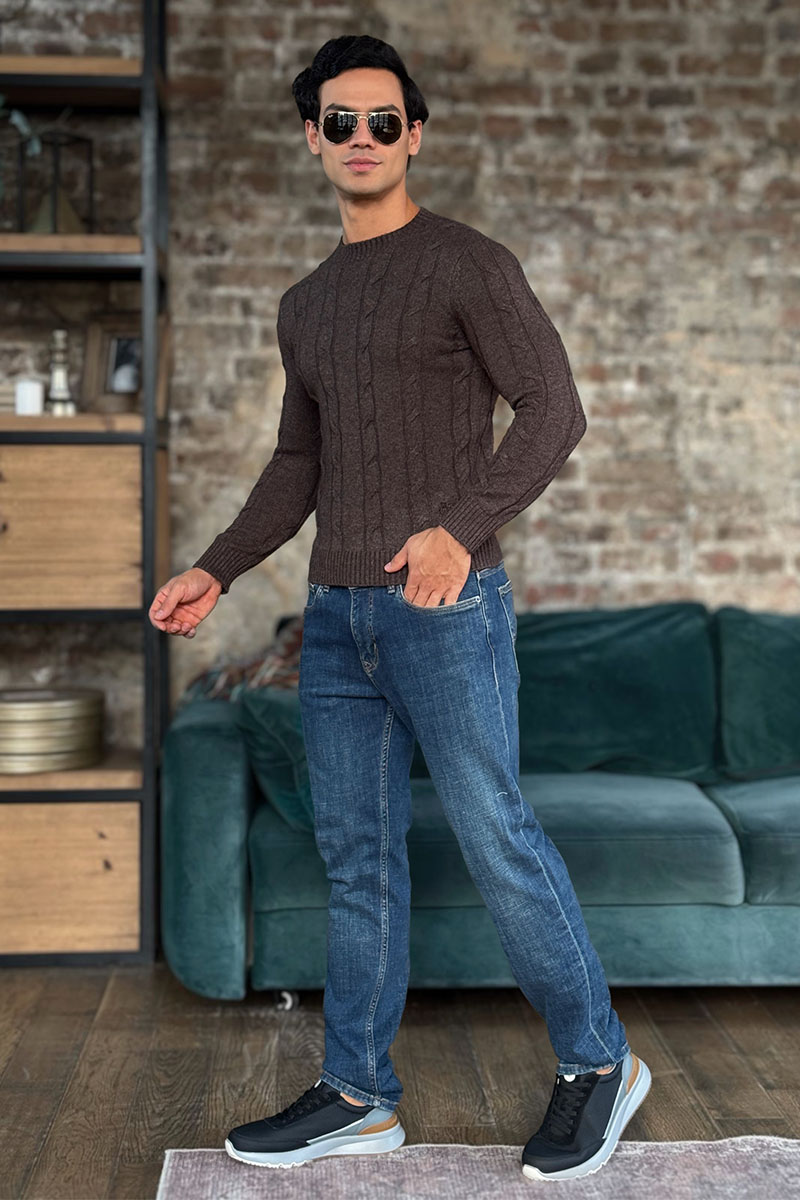 Loro Piana Мужской свитер premium - Brown