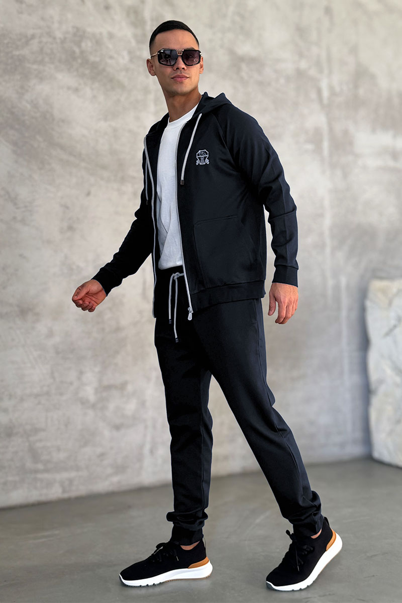 Brunеllо Сuсinеlli Спортивные штаны logo-embroidered - Navy 
