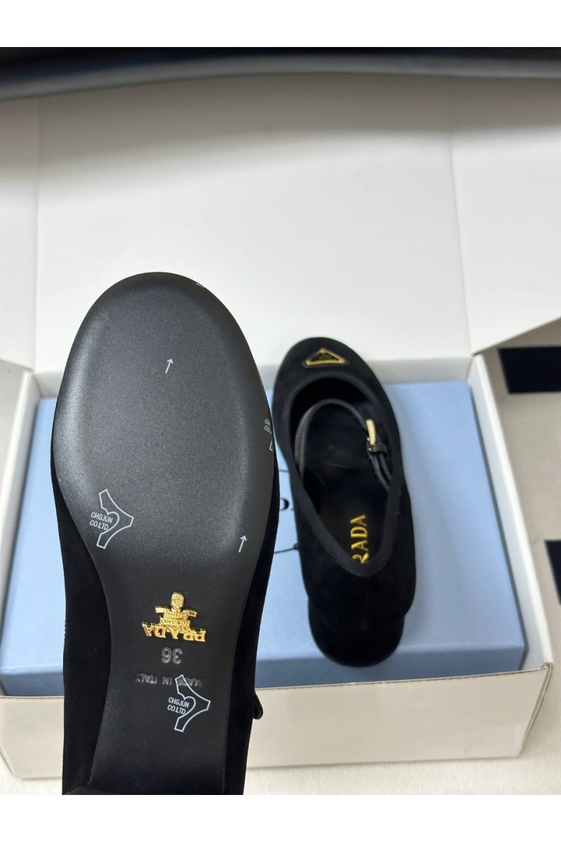 Prada Женские замшевые туфли premium