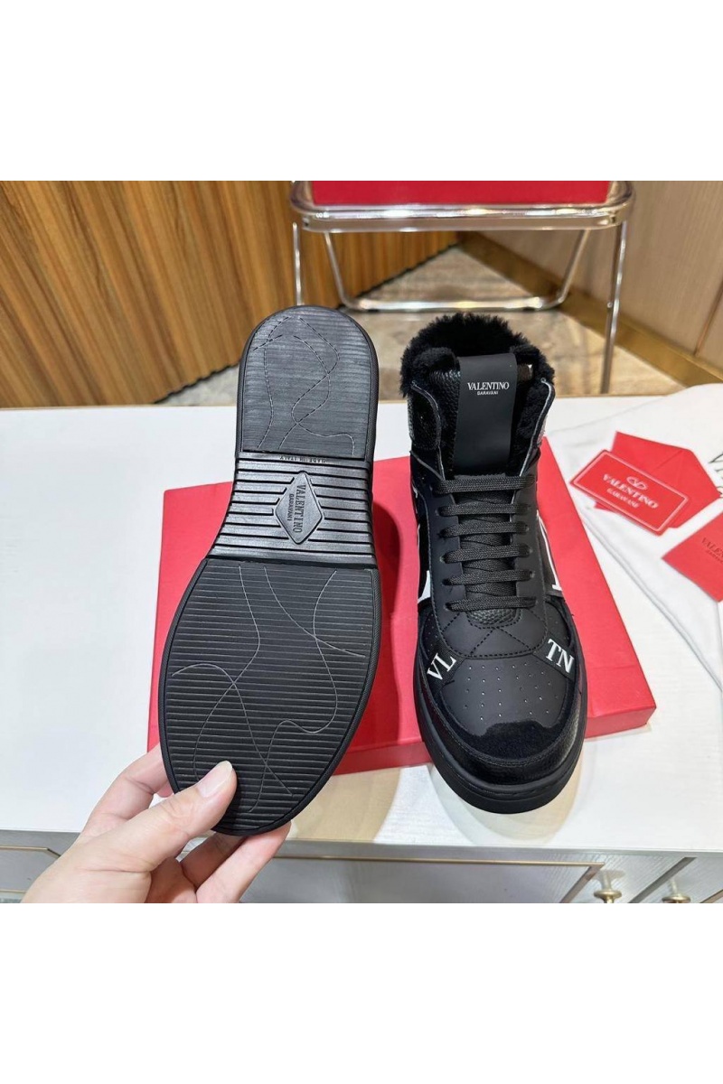 Valentino Кроссовки с мехом VL7N high-top 